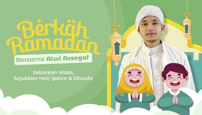 Berkah Ramadhan Bersama Alwi Assegaf : Sebarkan Kado, Sejukkan Hati Yatim Dhuafa