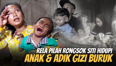 Bantu Pemilah Rongsok Ini Penuhi Nutrisi Adik Gizi Buruk