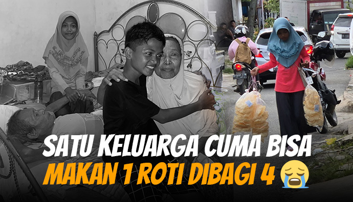 Ditelantarkan Ayah Ibu, Kia Jualan Kerupuk Demi Makan dan Sekolah