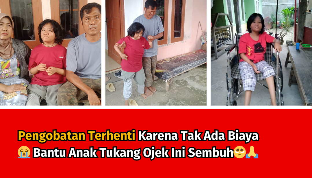 Idap Lumpuh Otak, Bantu Anak Tukang Ojek Ini Berobat