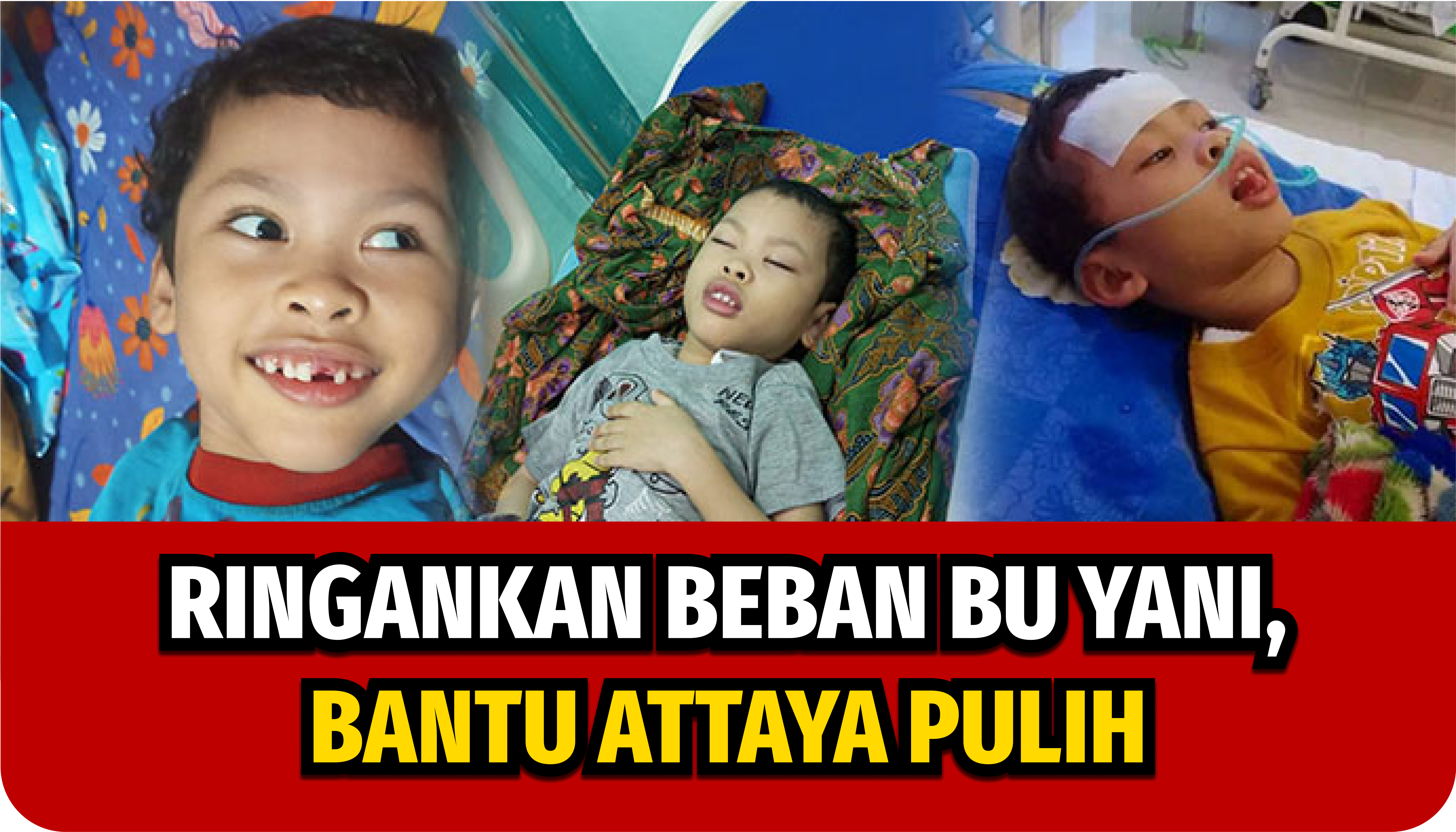 Idap Cerebral Palsy! Bantu Anak Yatim Ini Bisa Sembuh