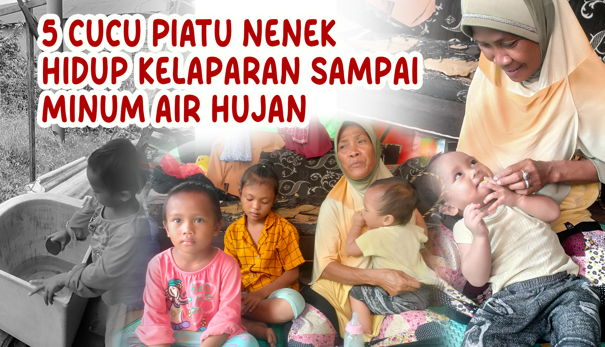 Jadi Buruh Cuci, Lansia Ini Berjuang Rawat Cucu Terlantar