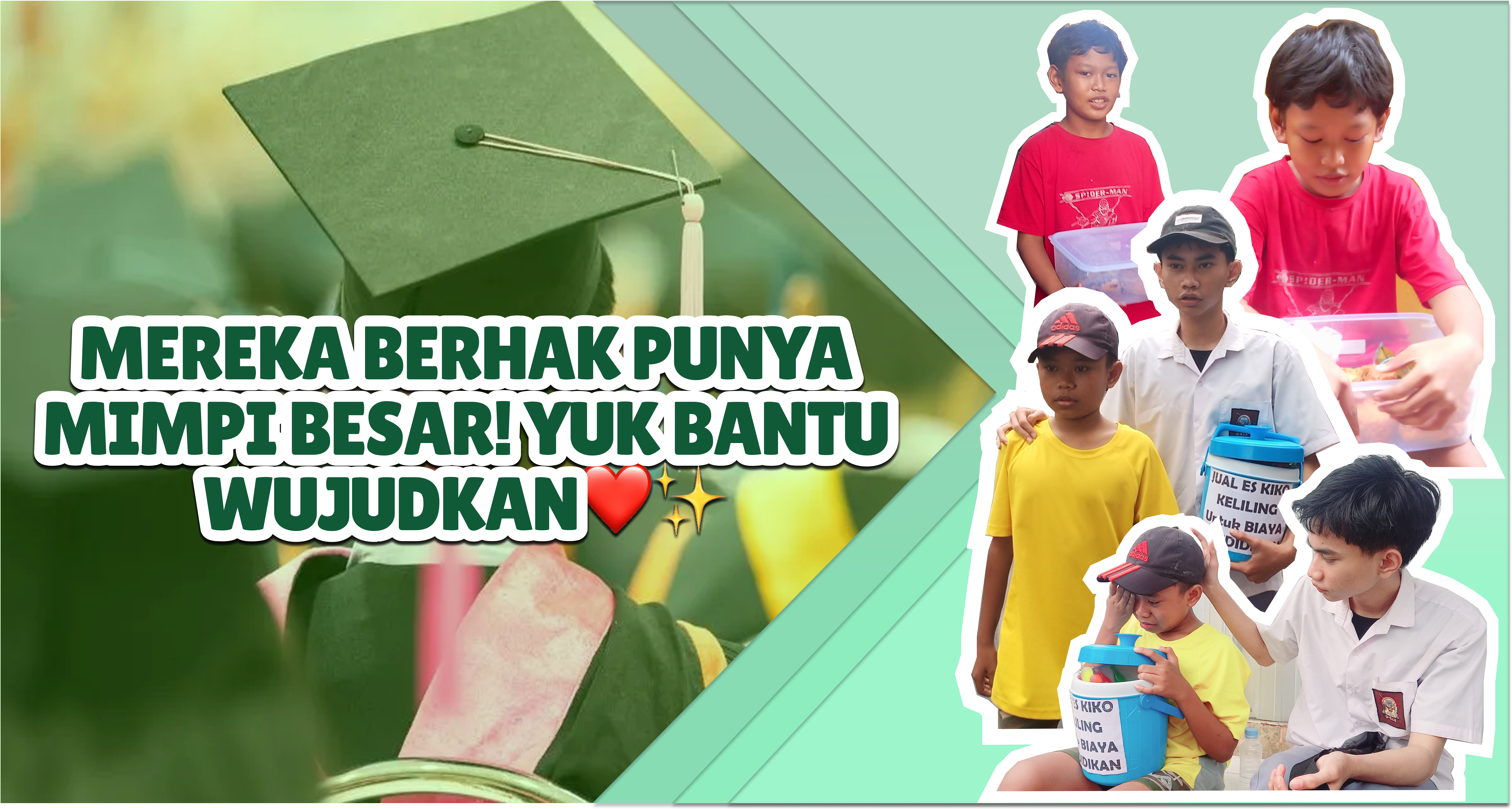 Bantu Yatim dan Dhuafa Bisa Lanjutkan Sekolah