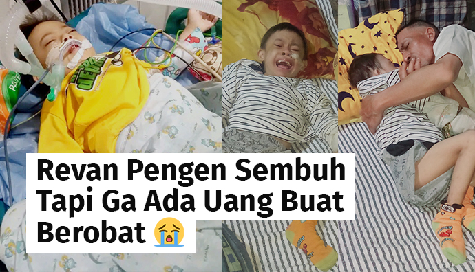 Idap 4 Penyakit Sekaligus, Bantu Revan Bisa Sembuh